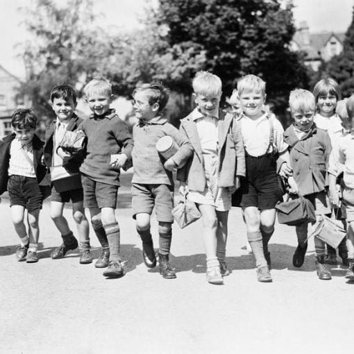 Evacuee children
