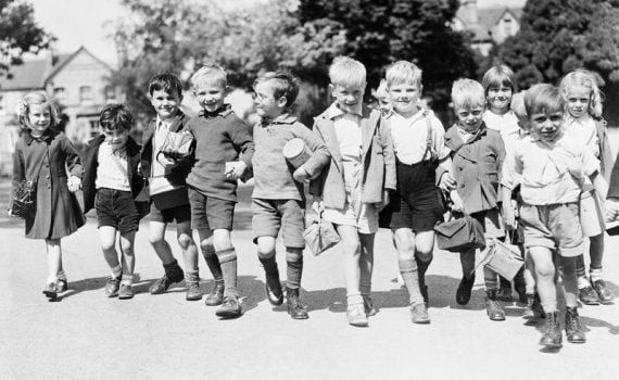 Evacuee children