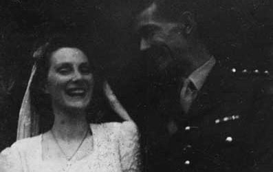 David and Jeannie Young wartime wedding