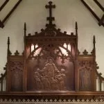 Twyford Chapel reredos by GH Kitchin 1895