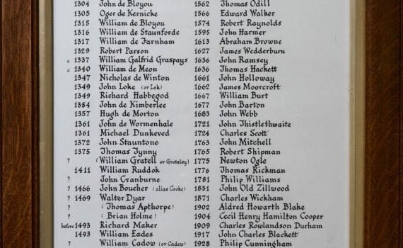 Compton Clergy of Long Ago