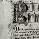 Fig 5. The Winchester Custumal (circa 1320s). Folio 113.