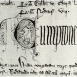 Fig 4. The Winchester Custumal (circa 1320s). Folio 22.