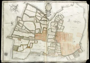 36M66/93 Map of the manor of Compton Reproduced by permission of Hampshire Records Office