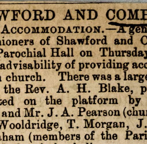 Shawford and Compton Church Accommodation