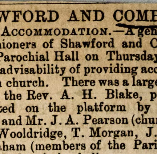 Shawford and Compton Church Accommodation