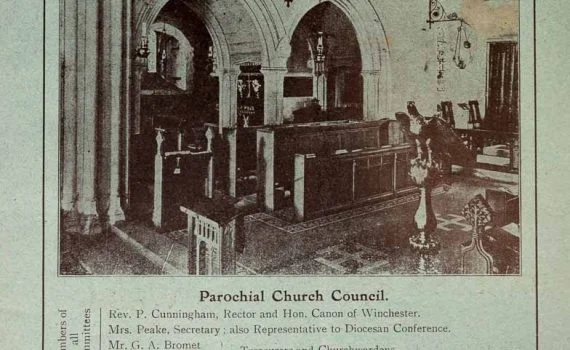 Compton Parish Magazine cover for The Ancient Roads of Compton